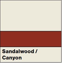 Sandalwood/Canyon ULTRAMATTES FRONT 1/16IN - Rowmark UltraMattes Front Engravable